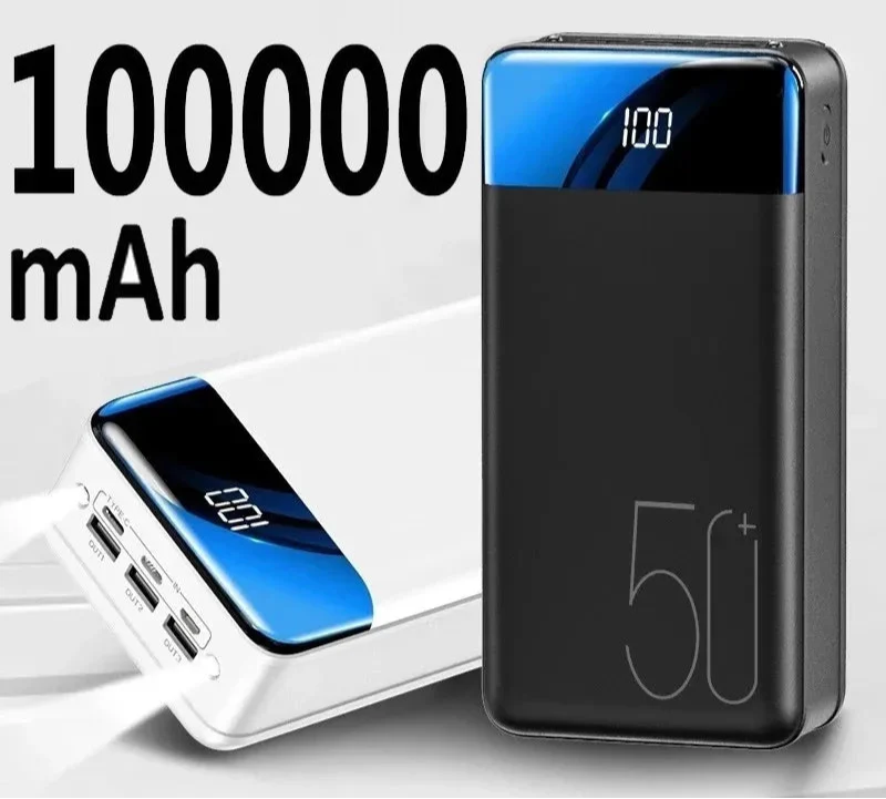 Ultra-Fast Charging Power Bank – 100,000mAh Portable Battery for Phones, Tablets & Laptops 2