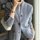 Women's Knitted Cardigan with Buttons 2