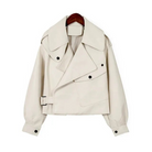 Women's Leather Jacket - Stylish Fit for Casual and Formal Wear 0