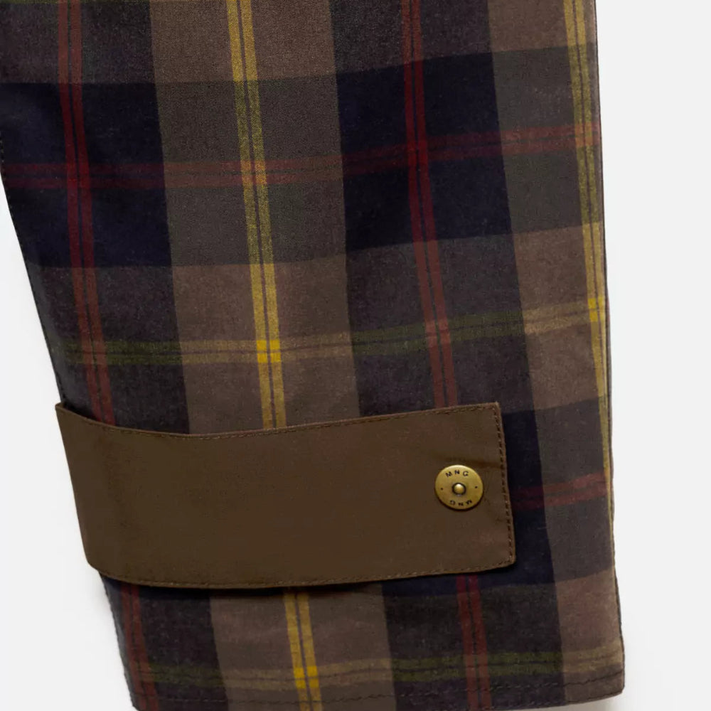 Women's Oversized Plaid Jacket - Long Casual Coat 5