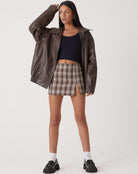 Women's oversized leather jacket 3