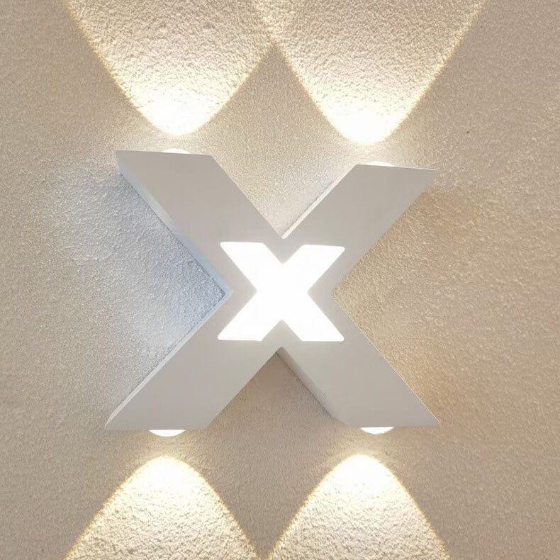 X-Lume Pro – Weatherproof X-Shape LED Wall Light for Enhanced Exterior Illumination 11