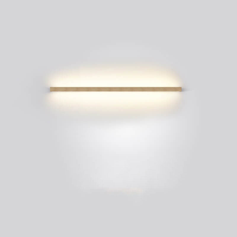 ZenBeam | Minimalist Solid Wood LED Wall Lamp for Warm Ambient Lighting 4