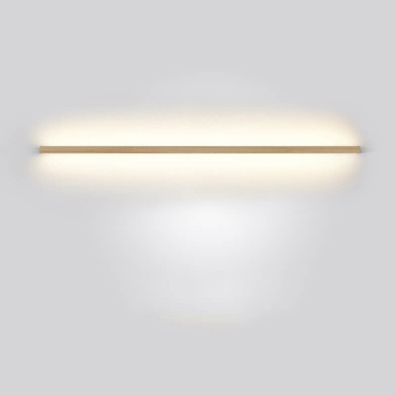 ZenBeam | Minimalist Solid Wood LED Wall Lamp for Warm Ambient Lighting 7