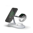 3-in-1 Wireless Charger for Smartphone, Smartwatch, and Earbuds – Fast Charging Station with Modern Design 0
