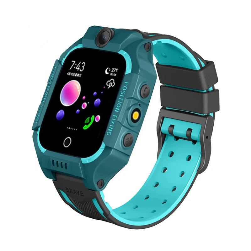 4G Kids Smartwatch with GPS Tracking, SOS Function, Waterproof Design for Ages 3-12 2