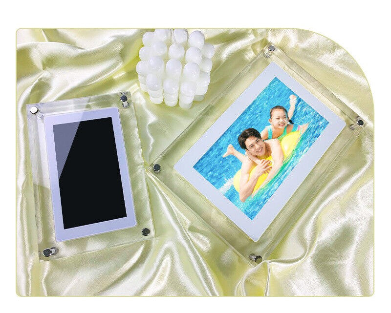 AcrylicGlow | Modern Digital Acrylic Photo Frame with HD Video Playback 7