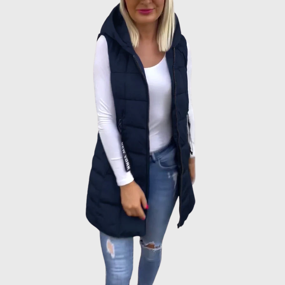 Alba | Women's Sleeveless Padded Winter Coat 8