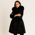 Alessia Vieri | Luxurious Long Winter Coat with Soft Fur Collar 1