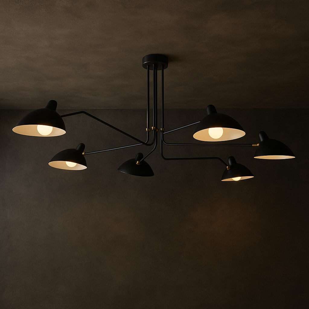 Ambilux | Contemporary Serge Mouille Ceiling Light for Modern Interiors 5