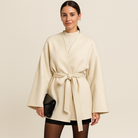 Amélie Duchamp | Luxurious Oversized Women's Coat with Belt 0