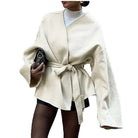 Amélie Duchamp | Luxurious Oversized Women's Coat with Belt 5