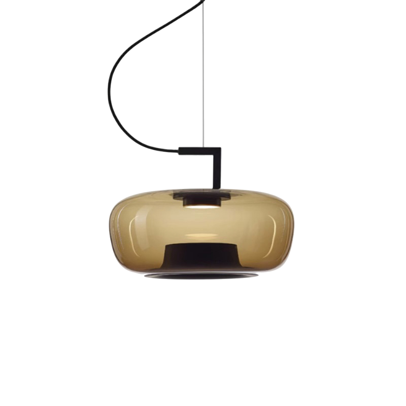 Amvora | Modern Glass Pendant Light for Living & Dining Rooms 12