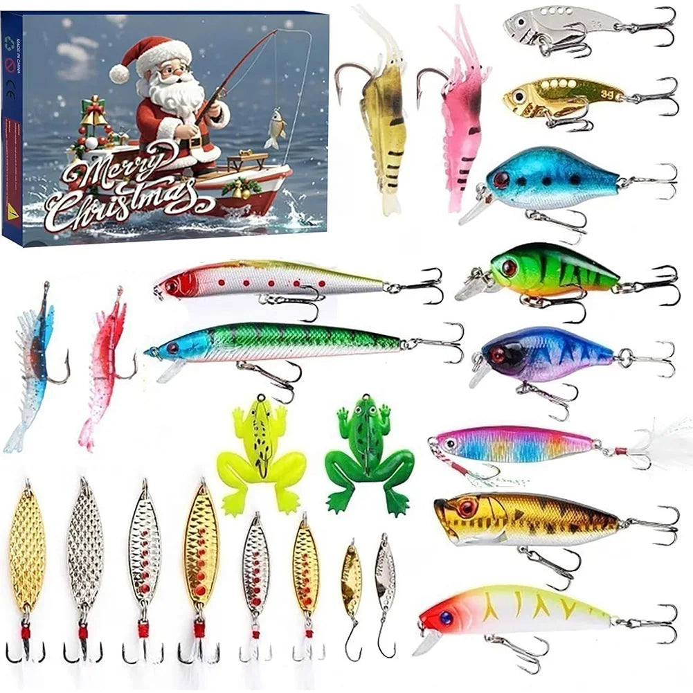 AquaBait | Premium Fishing-Themed Advent Calendar with 24 Unique Lures 3