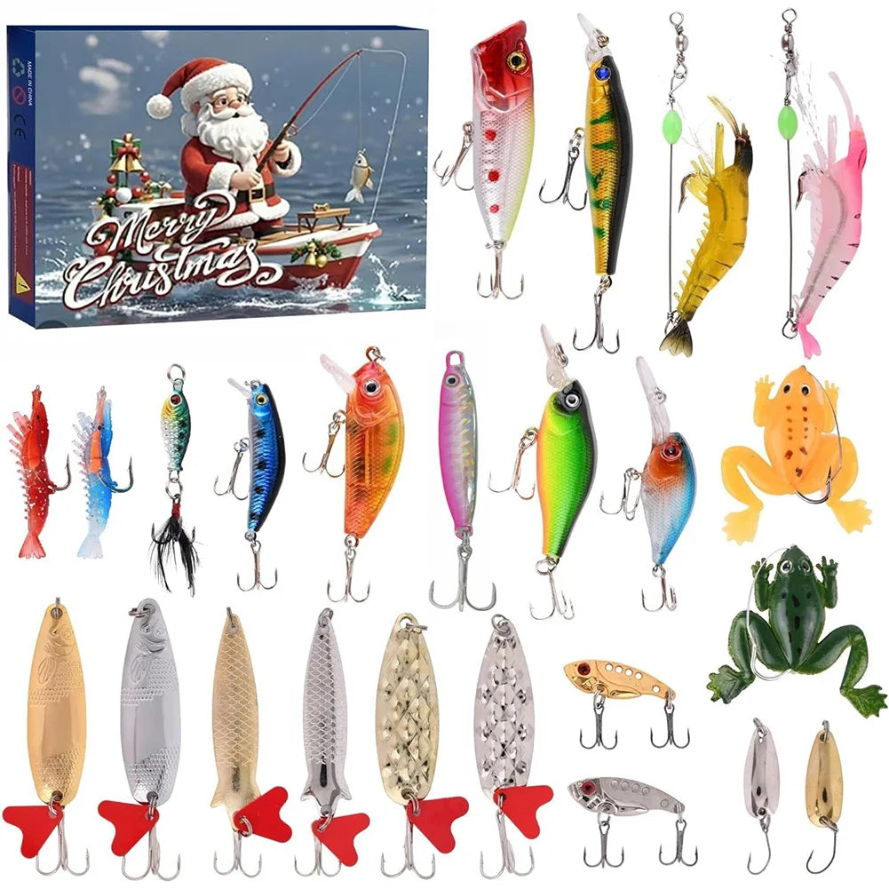 AquaBait | Premium Fishing-Themed Advent Calendar with 24 Unique Lures 4