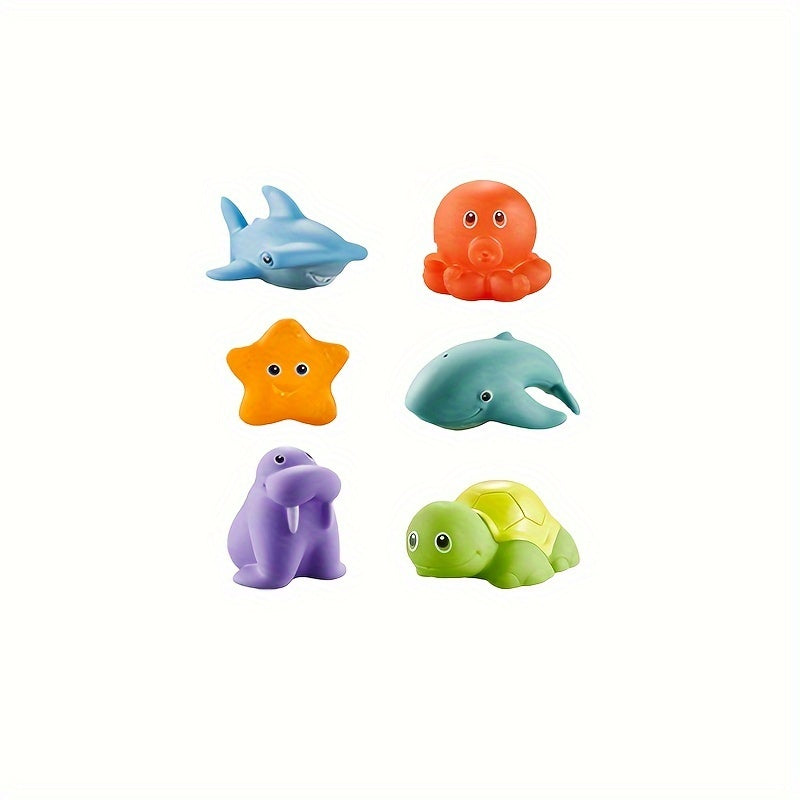 AquaPals | Soft Floating Animal Bath Toy Set for Babies & Toddlers 3