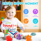 AquaPals | Soft Floating Animal Bath Toy Set for Babies & Toddlers 4