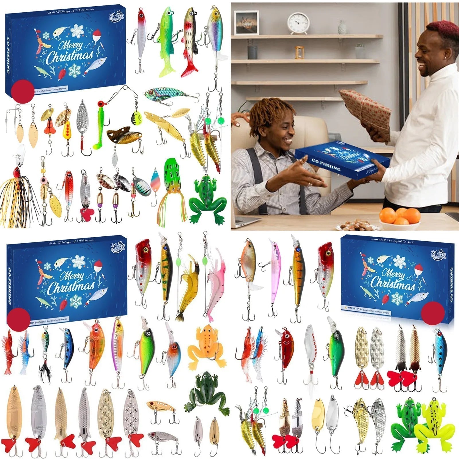 AquaQuest | Compact Waterproof Advent Calendar with 24 Festive Accessories 1