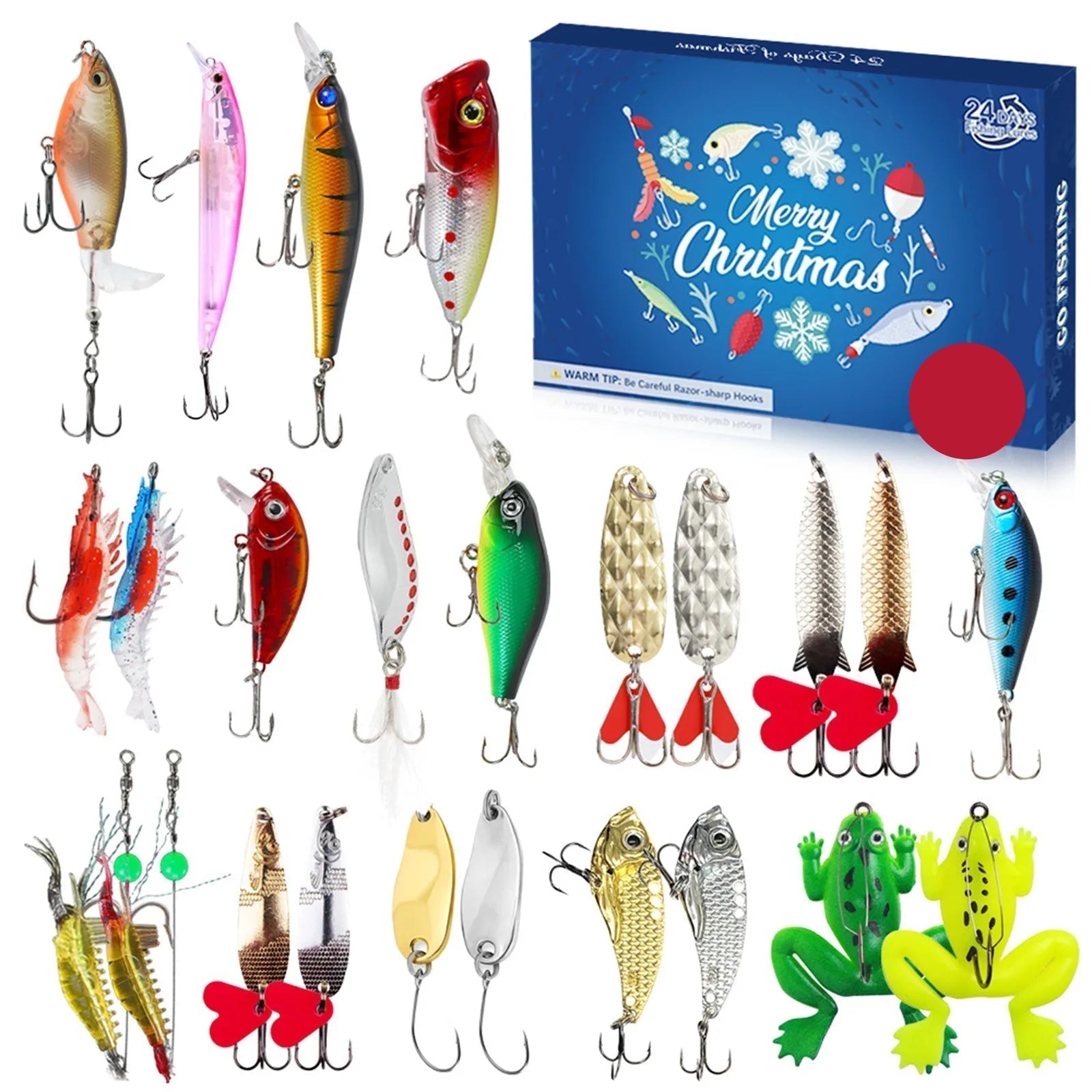 AquaQuest | Compact Waterproof Advent Calendar with 24 Festive Accessories 2