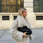 ArcticGrace - Luxurious and Eco-Friendly Faux Fur Jacket for Elegant Warmth 3
