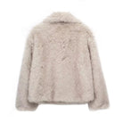 ArcticGrace - Luxurious and Eco-Friendly Faux Fur Jacket for Elegant Warmth 4