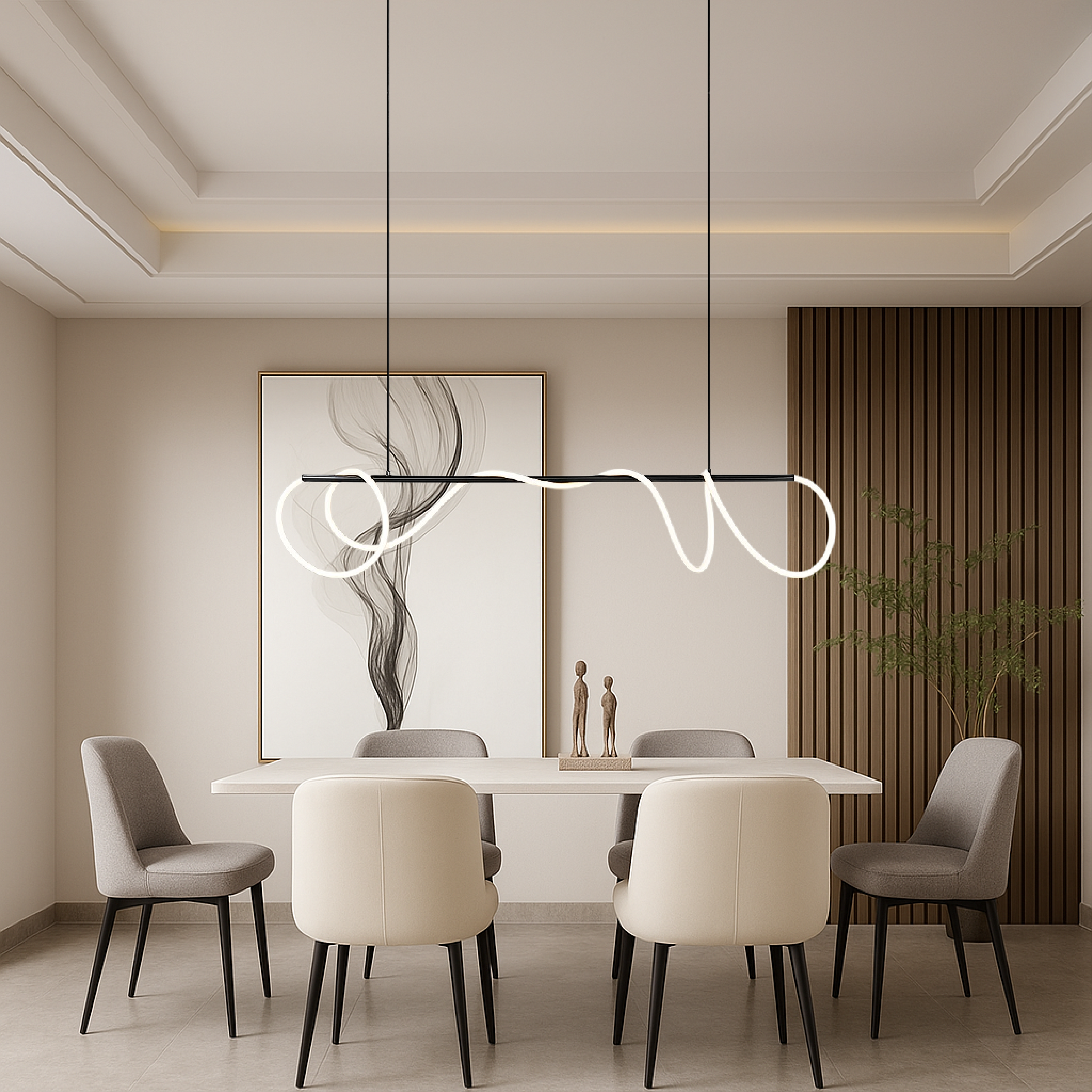 Arvra | Linear Kitchen Island Pendant Light for Dining Tables 2