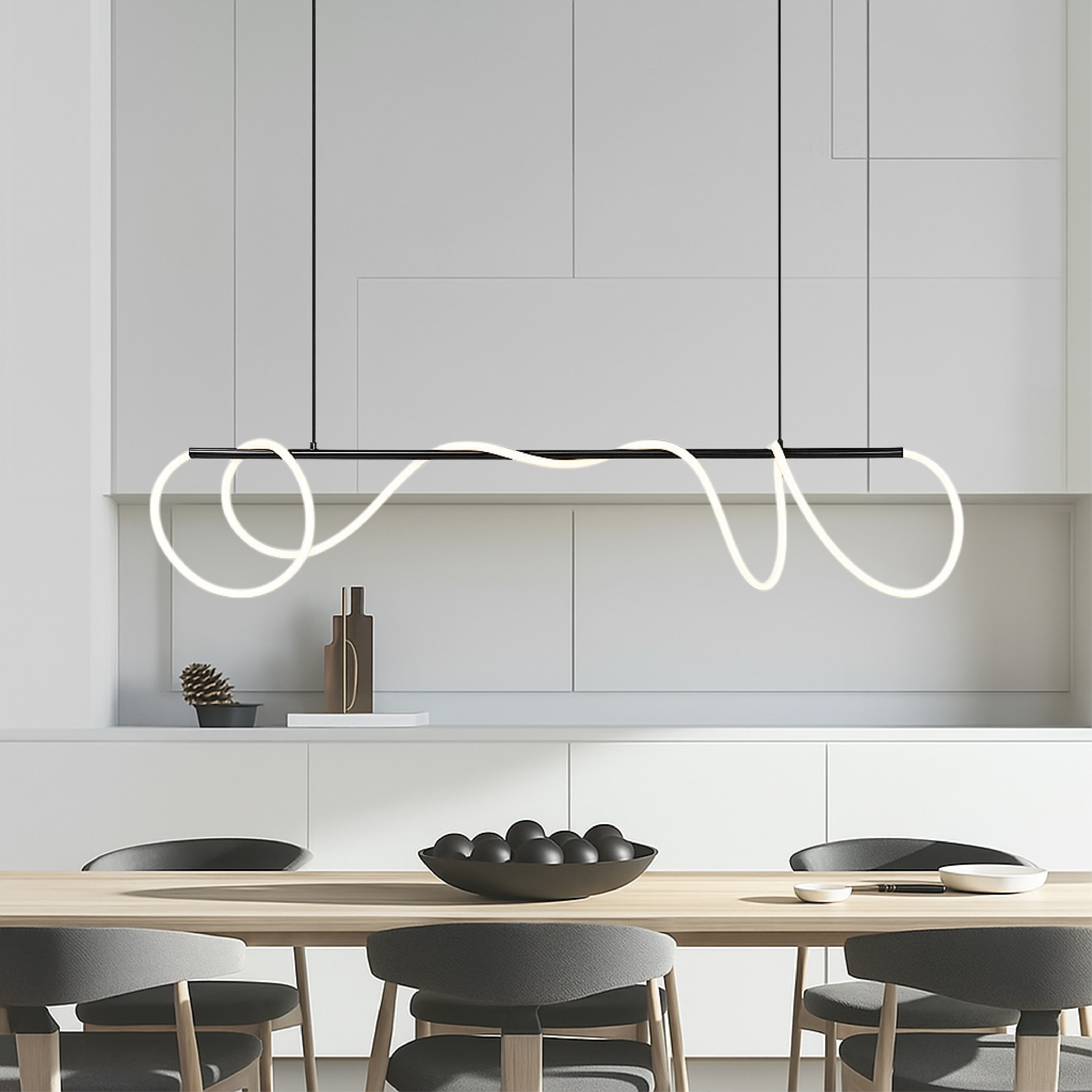 Arvra | Linear Kitchen Island Pendant Light for Dining Tables 3