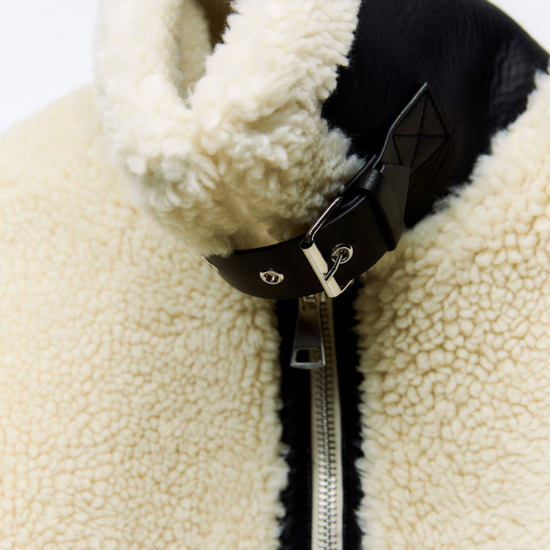 AspenFleece | Cozy Chic Faux Shearling Urban Winter Jacket 5