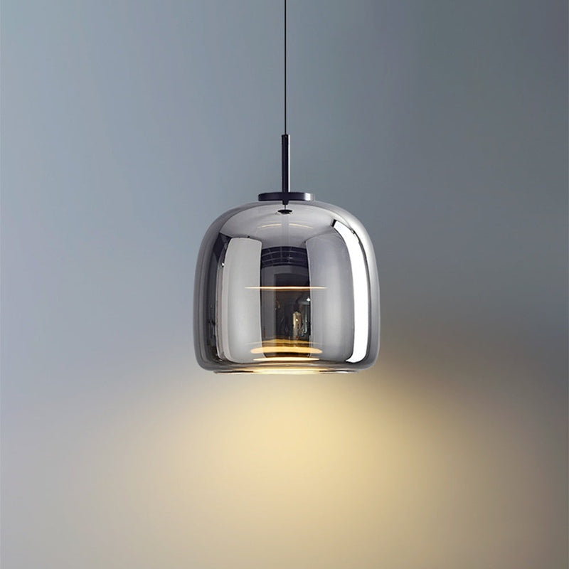 AuraGlass Pendant Light – Retro Gold LED Pendant Light in a Glass design, casting a warm and inviting glow. 8