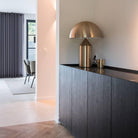 AuraMetal Table Lamp – Contemporary Metallic Design for Living Room, Bedside, or Desk, offering Warm Ambient Lighting and Elegant Style. 5