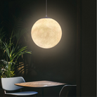 Auralis | Glowing Moon Pattern Hanging Lamp 4