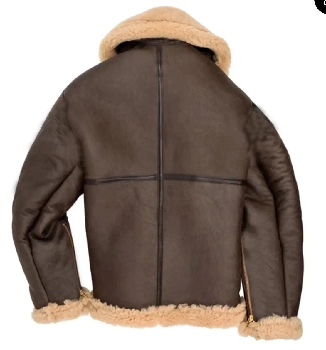 Aurelian | Luxe Shearling Aviator with Vintage Edge 4