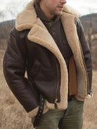 Aurelian | Luxe Shearling Aviator with Vintage Edge 5