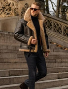 Aurelian | Luxe Shearling Aviator with Vintage Edge 8