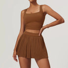 Ava | Comfortable High Waist Yoga Skirt Set 0