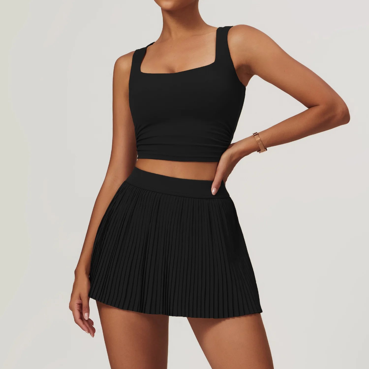 Ava | Comfortable High Waist Yoga Skirt Set 3