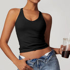 Ava | Comfortable Push-Up Sports Bra for Yoga and Training 4