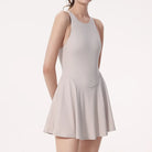 Ava | Stylish Sleek Bodysuit Gym Wear with Skirt 3