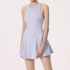 Ava | Stylish Sleek Bodysuit Gym Wear with Skirt 4