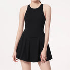 Ava | Stylish Sleek Bodysuit Gym Wear with Skirt 5