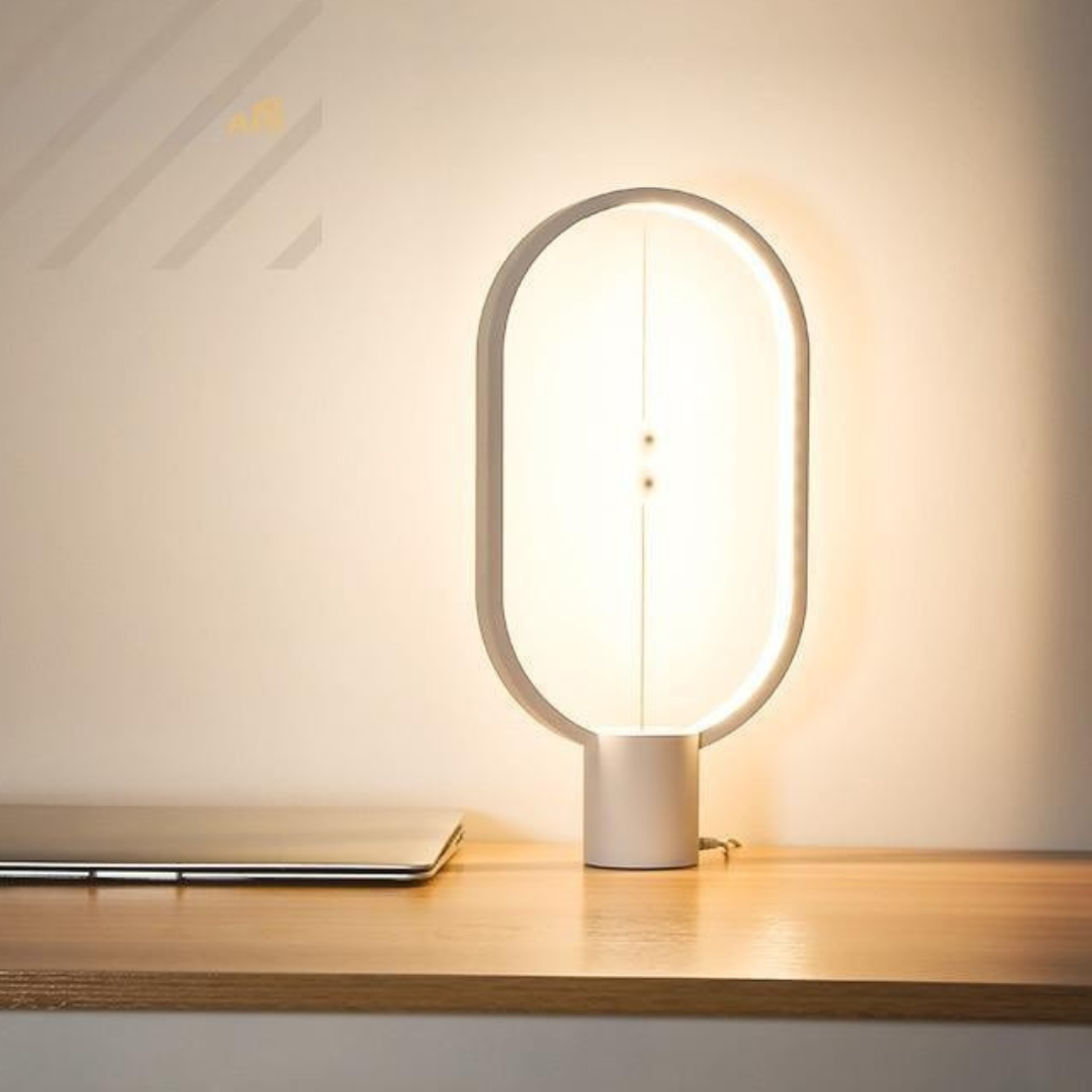 BeechGlow | Elegant Modern Wooden Table Lamp with Magnetic Switch 5