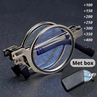 Blue Light Filter Foldable Reading Glasses – Ultralight Pocket-Sized Design with Case 3