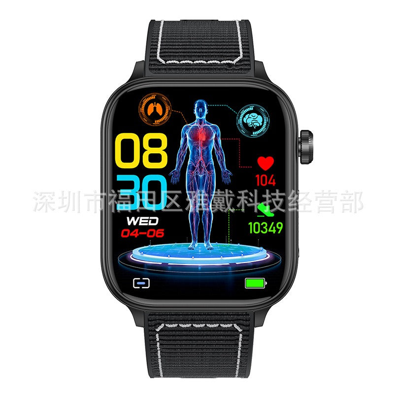 Calculation Ein-Klick-SOS call GPS positioning blood sugar texts and notification receive health smartwatch 0