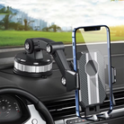 Car Phone Holder with Strong Suction Cup and 360° Rotation – One-Handed Cell Phone Mount for Car 0