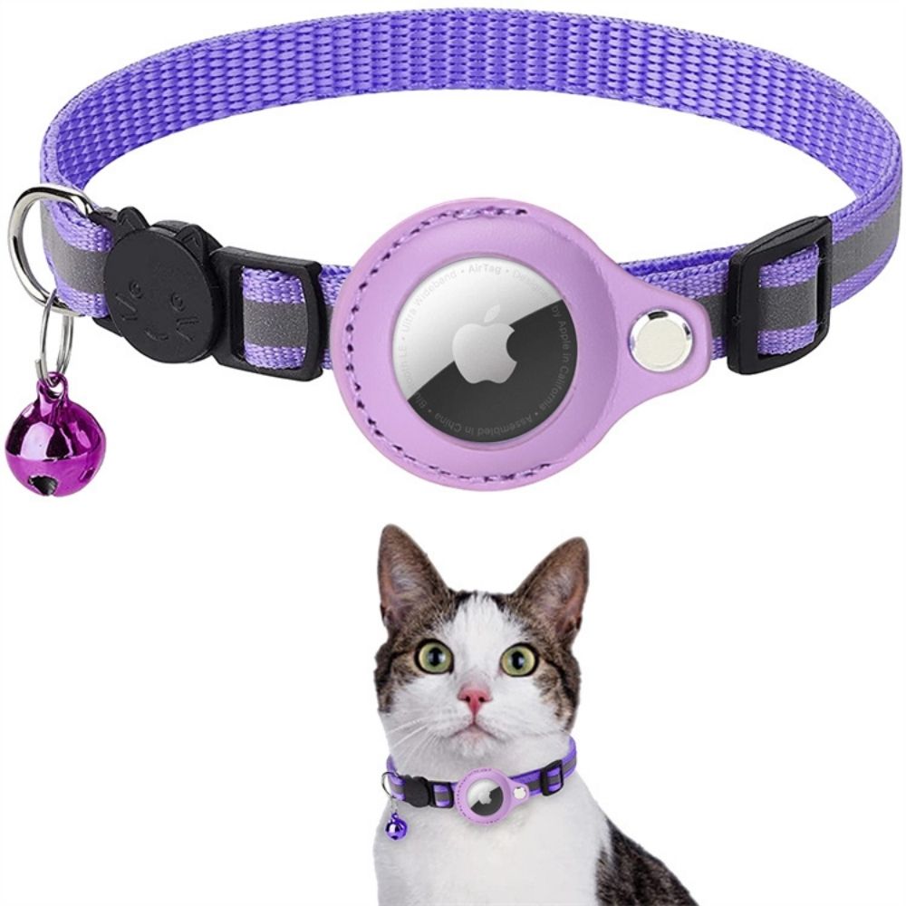 Cat GPS Tracker Collar – Reflective Design with Quick Release for Safe Night Tracking 3