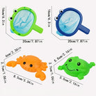 CatchiTots | Bathtub Fishing Toy Set with Net for Toddlers & Kids 4