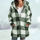 Checked winter jacket 0