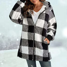 Checked winter jacket 2
