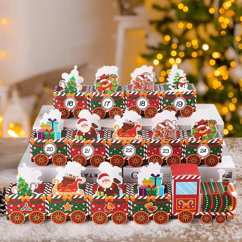 CheerfulBoxes | Fun Creative Advent Calendar for Kids with 24 Unique Designs 0