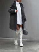 Clarissa | Elegant Women's Coat – Plus Size Winter Warmth with Soft Lapel 0